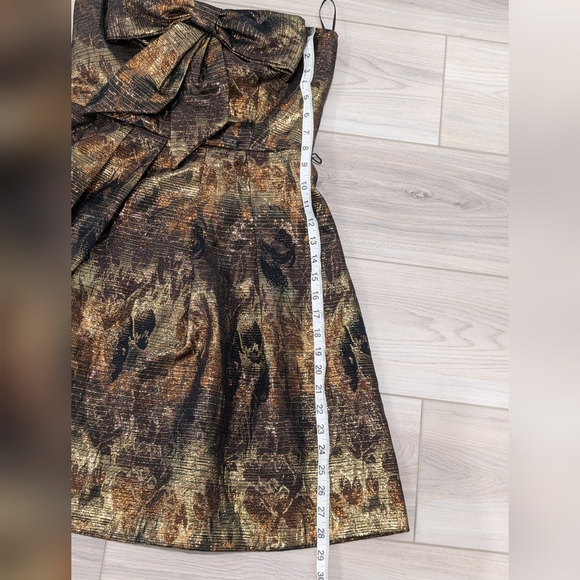 Anthropologie Samhain Dress Strapless Party Evening Cocktail By Eva Franco - Picture 8 of 13